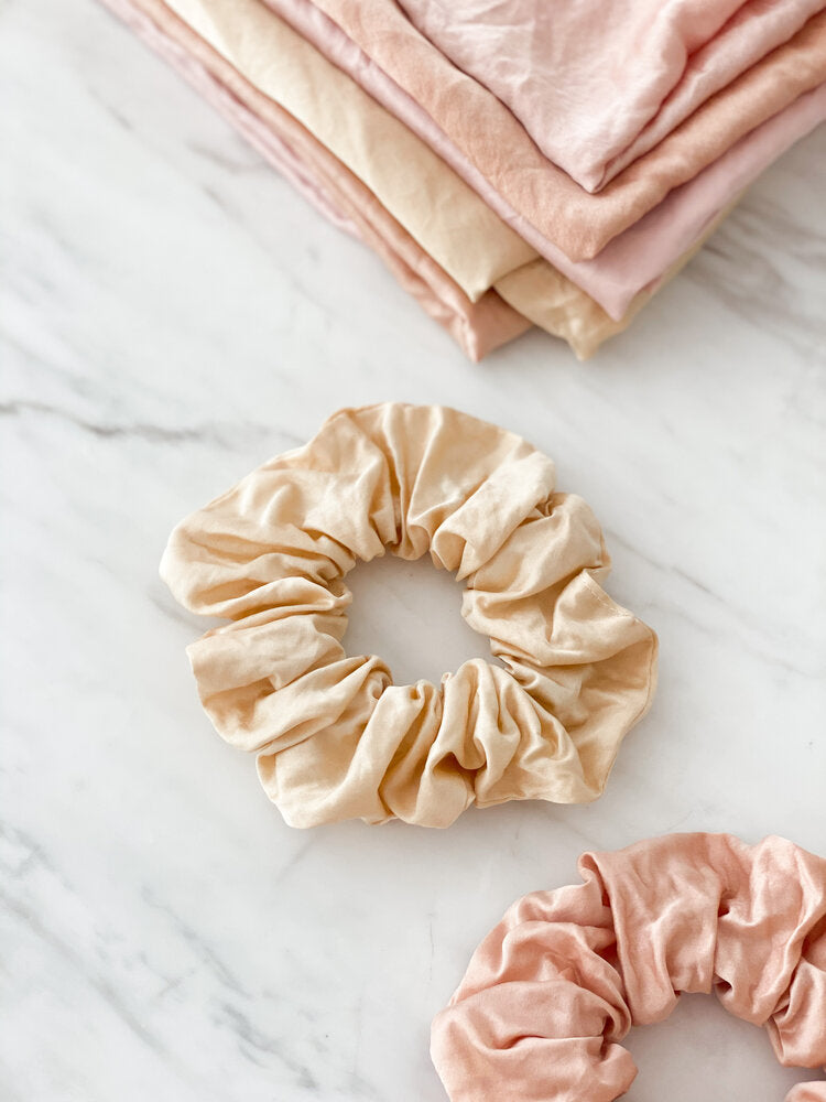 100% Silk Scrunchie